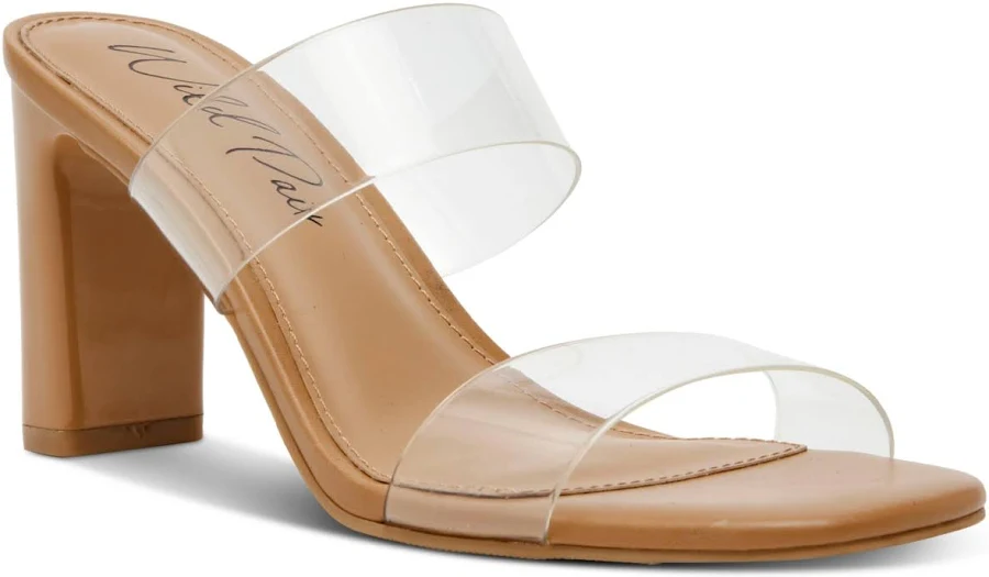 shoes Wild Pair Zandria Two-Piece Vinyl Dress Sandals Macy's $48.93