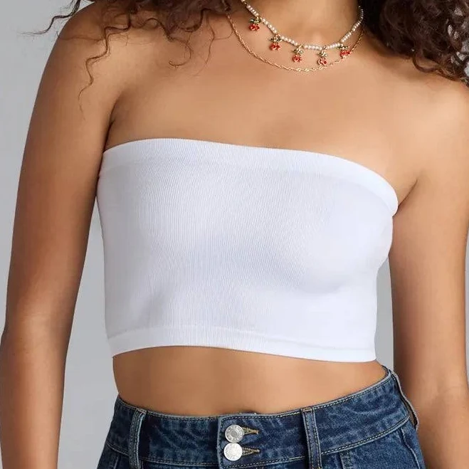 top Windsor Casual Staple Ribbed Knit Bandeau Top Windsor $6.97