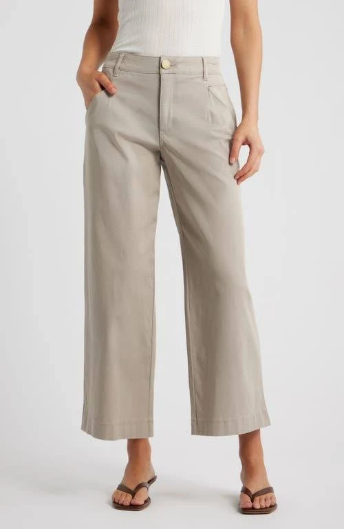 pants Wit & Wisdom Women's Wyatt Skyrise Wide-Leg Twill Pants Nordstrom $78
