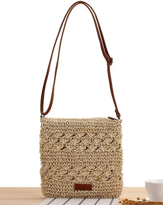 bag Women's Boho Straw Crossbody Bag LightInTheBox $14.99