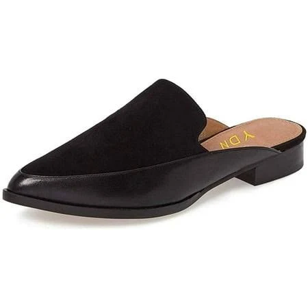 shoes Women's Classic Block Low Heel Slip-On Mules Walmart - YDNshoes $85.98