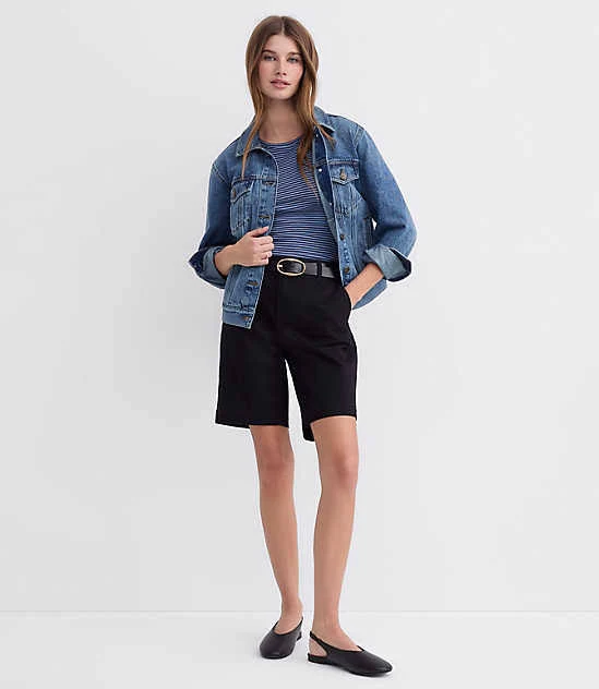 shorts Women's Loft Monroe Chino Bermuda Shorts LOFT $27.98