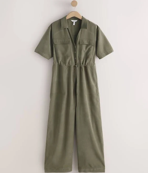 jumpsuit Women's Next Premium Short Sleeve Utility Jumpsuit Next USA $117