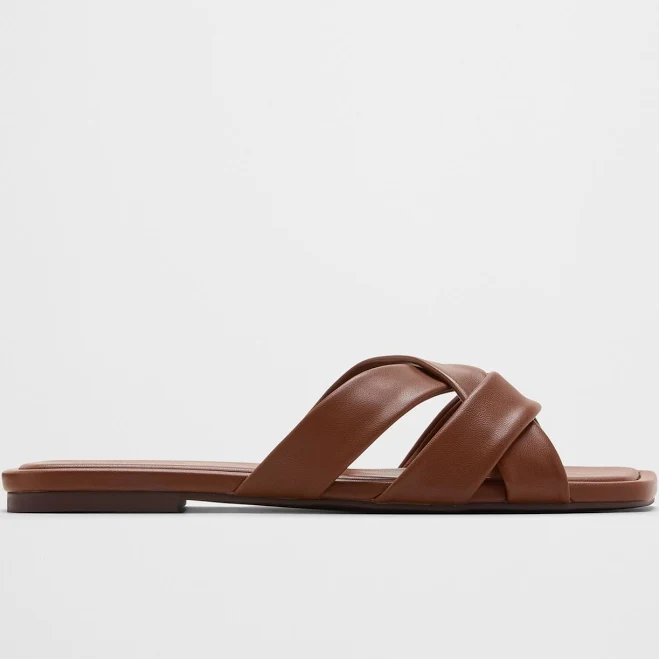 shoes Women's Vegan Leather Crossover Sandal Banana Republic Factory $60