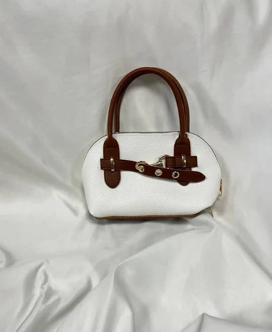 bag Women's Vegan Leather Mini Top Handle Bag with Gold Buckle Etsy - Seller $55