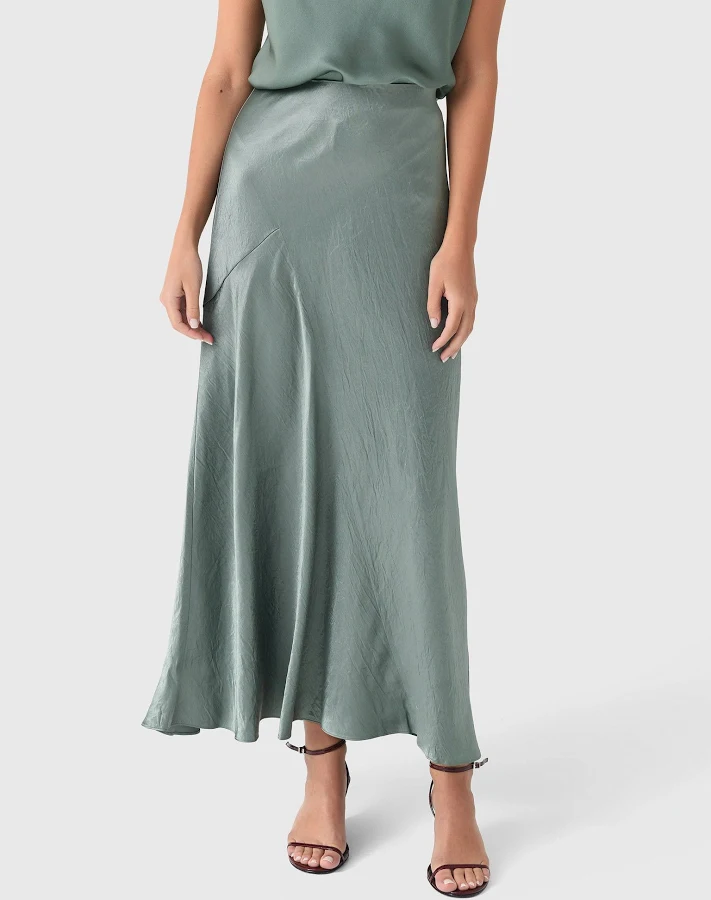 maxi skirt Women's Vince Paneled Bias Cut Skirt Saint Bernard $223.9