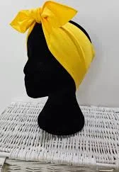 accessory Yellow Solid headscarf hair wrap Etsy $15.49