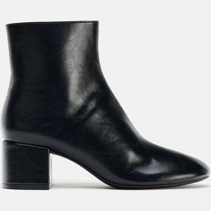 shoes Zara Block Heel Ankle Boots Zara USA $59.9