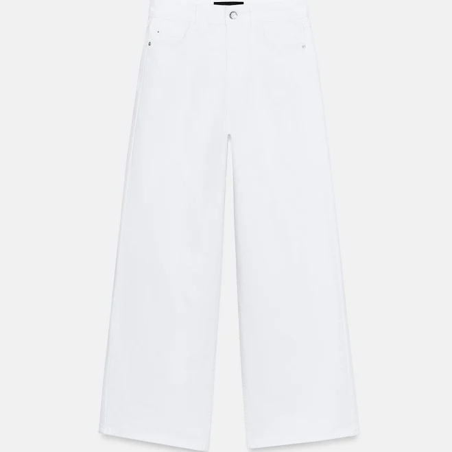 pants Zara Z1975 High-Waisted Culotte Comfort Jeans Zara USA $49.9