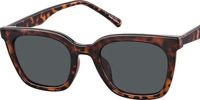 accessory Zenni Round Tortoiseshell Sunglasses Zenni Optical $12.95