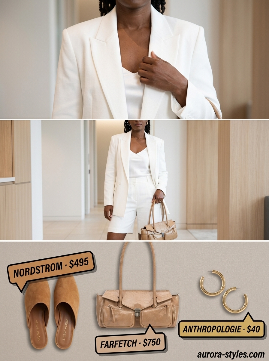 summer business casual outfit for women 2026 outfit idea - fashion styling inspiration
