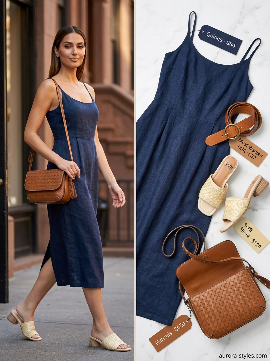 Navy blue utility jumpsuit for women 2026, ideal for casual Friday or summer travel. Modern and confident.