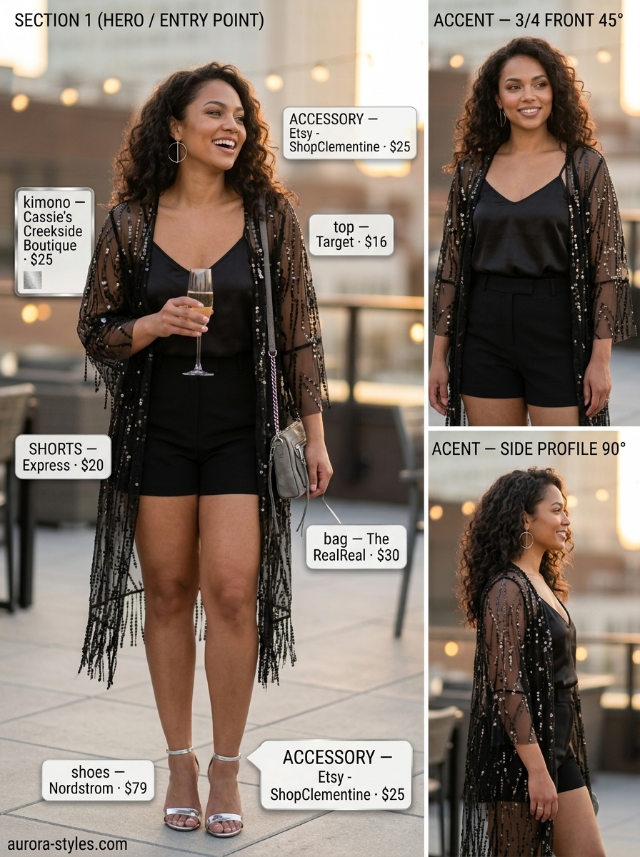 summer kimono outfits for women 2026 outfit idea - fashion styling inspiration