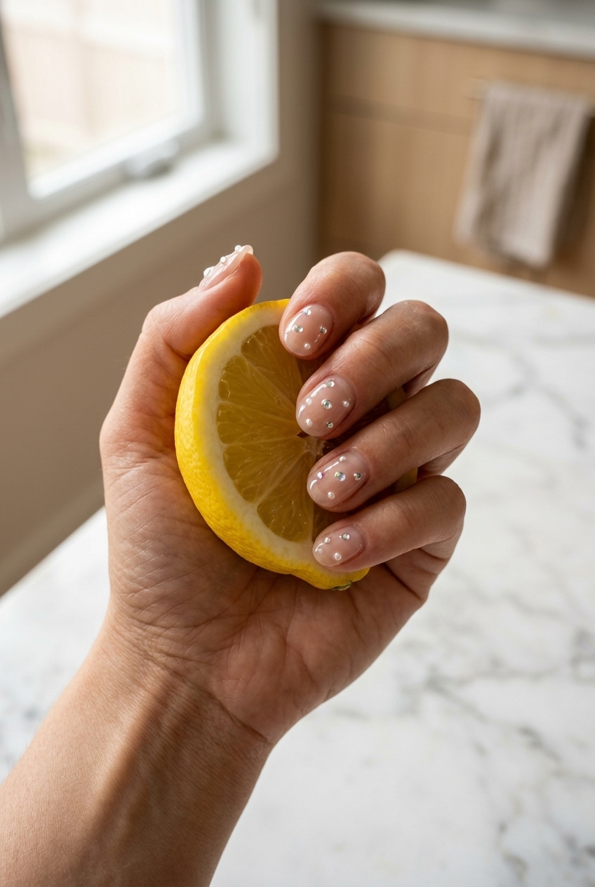 Crystal clear sparkle for glamorous colourful summer nails 2026. Ideal for summer weddings.