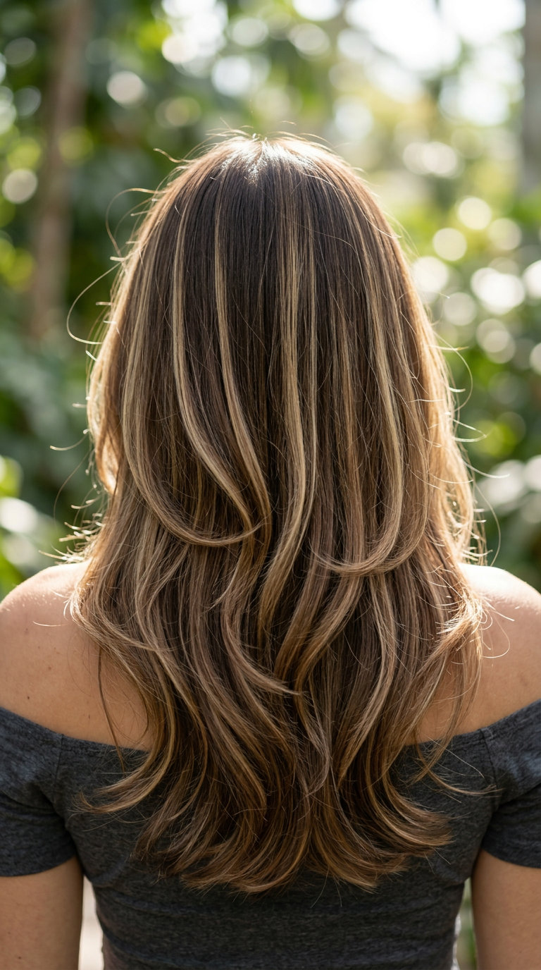 Wavy Summer Curve Cut: Romantic Hair 2026 long warm honey blonde haircut with buttercream highlights and C-shape layers for summer