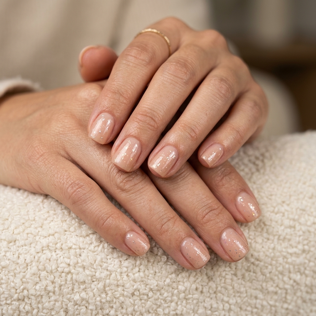 Milky White Jelly Almond Glaze nail design for clean summer 2026 daily wear.