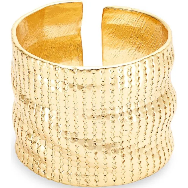 accessory 24kt Gold Plated Silver Chainmail Cuff Bracelet Nordstrom $88