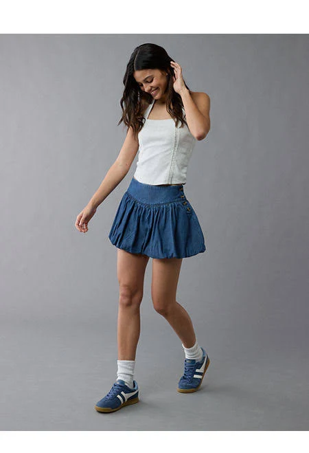 skirt AE Women's Stretch Bubble Skort American Eagle Outfitters $17.98