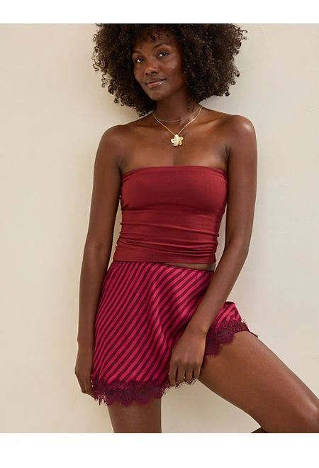 skirt Aerie Festival Satin Mini Skirt Aerie $31.46