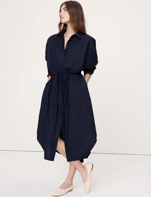 dress Banana Republic Women's Cotton Poplin Midi Shirt Dress Banana Republic $149.99