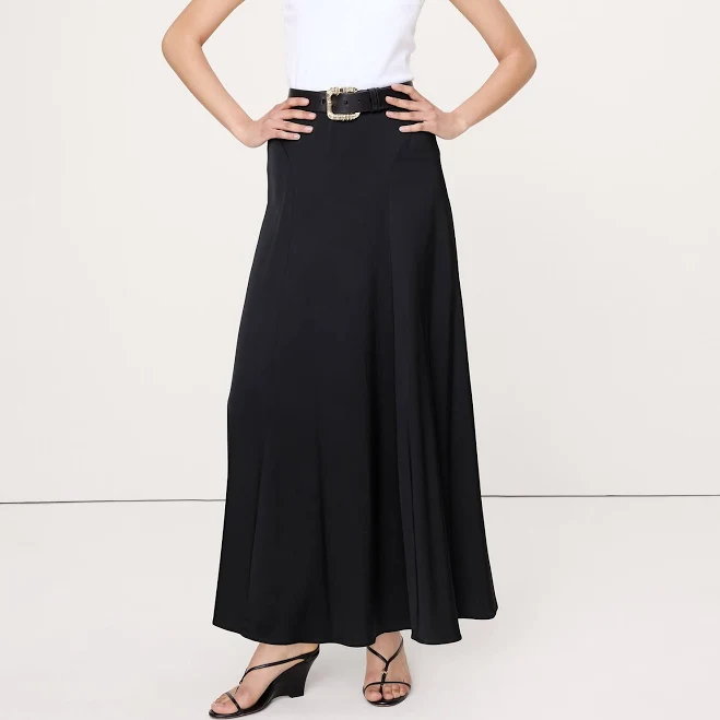 skirt Banana Republic Women's Stretch-Satin Maxi Skirt Banana Republic $109.99