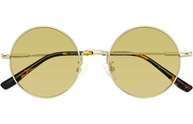 accessory Belly Retro-Vintage Flexible Round Tinted Sunglasses Yesglasses $64.1