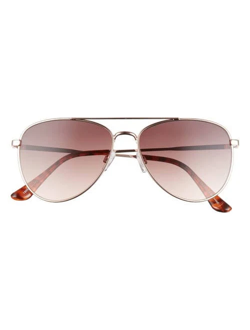 accessory BP. 55mm Gradient Aviator Sunglasses in Gold at Nordstrom Nordstrom $15