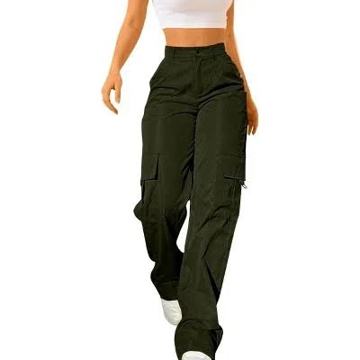 pants Coolmee Women's High-Waisted Baggy Wide-Leg Cargo Pants Target $35.99