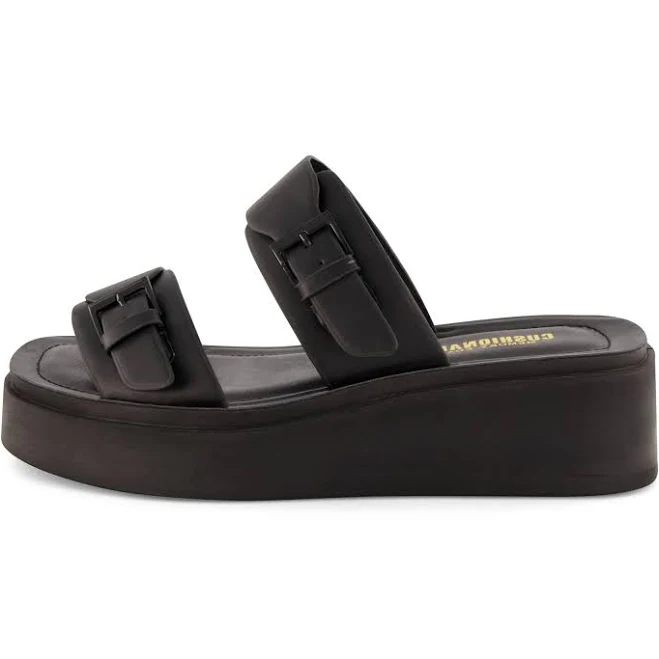 shoes Cushionaire Women's Planet Two Band Platform Sandal Cushionaire $19.99