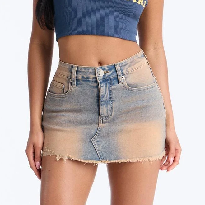 skirt Fashion Nova Women's Raven Denim Mini Skirt Fashion Nova $11.99