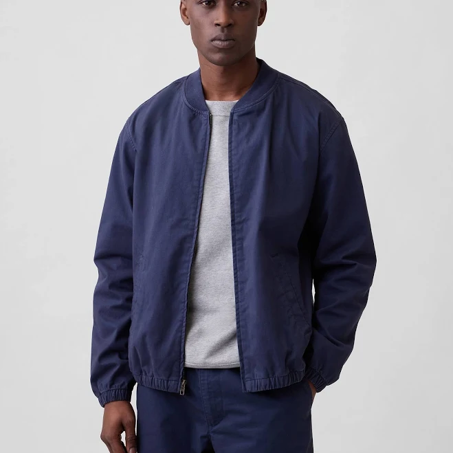 bomber jacket Gap Men's Relaxed Bomber Jacket Gap Factory $59.99