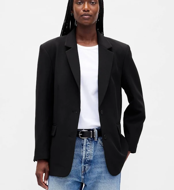outerwear Gap Women's Oversized Bistretch Blazer Gap $114.99