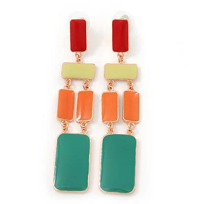 accessory Geometric Drop Earrings Avalaya Jewellery $14.88