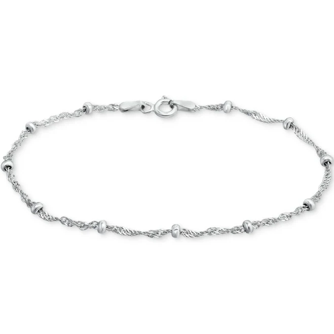 accessory Giani Bernini Sterling Silver Beaded Bracelet Macy's $22.75