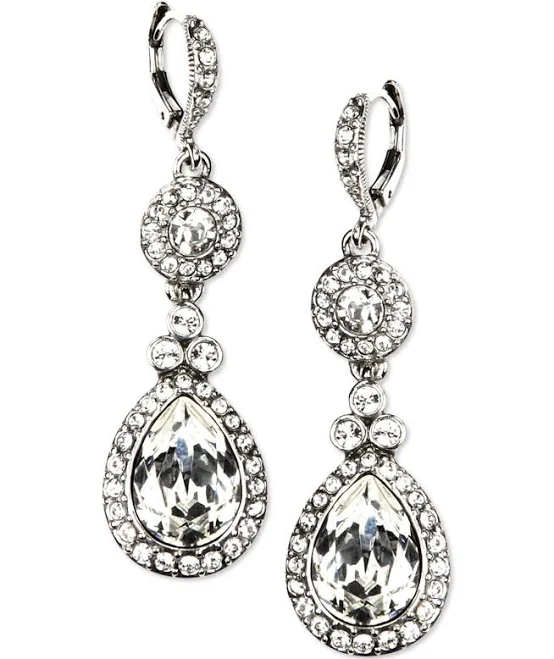 accessory Givenchy Women's Crystal Double Drop Earrings Macy's $58