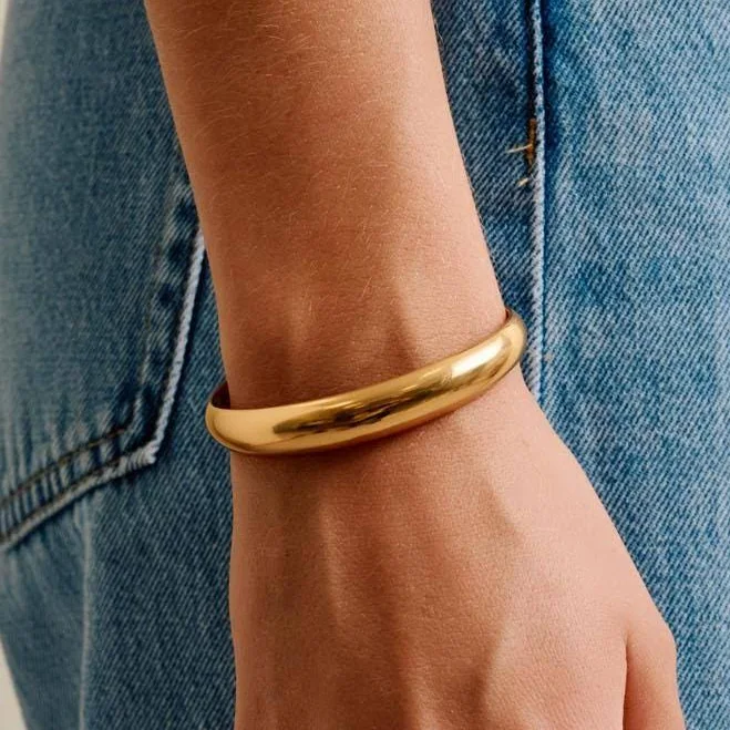 accessory Gold Bold Cuff Bracelet Etsy - Asterodea $52.12