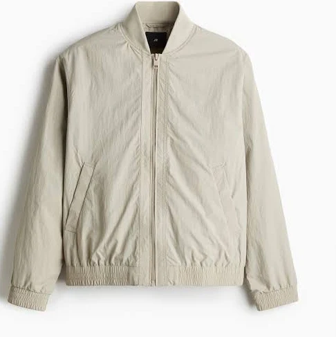 bomber jacket H&M Men's Regular Fit Nylon Bomber Jacket H&M $33.99