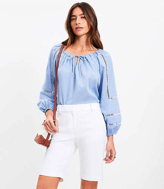 shorts Loft Women's Riviera Doubleweave Bermuda Shorts LOFT $22.44