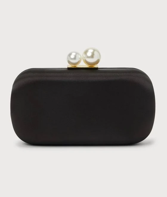bag Lulus Satin Pearl Box Clutch Lulus $39
