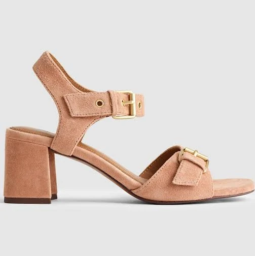 shoes Madewell Neeka Suede Ankle-Strap Heeled Sandal Madewell $103.5