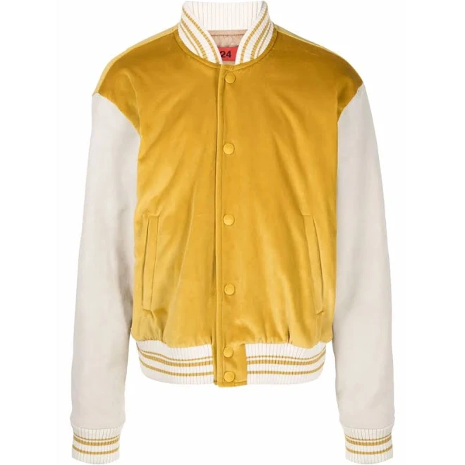 bomber jacket Men's 424 Two-Tone Bomber Jacket farfetch.com $1294