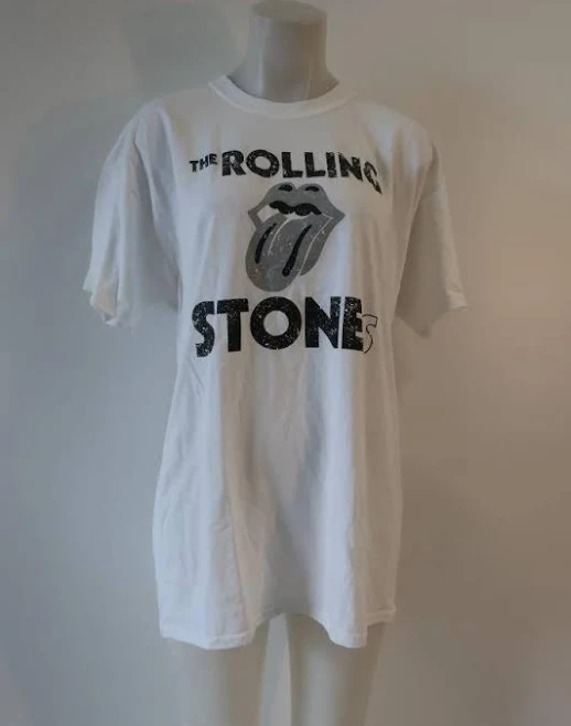 top Mens Gildan The Rolling Stones Graphic White Black Gray Crew Neck eBay - lorislistingsny $19.99
