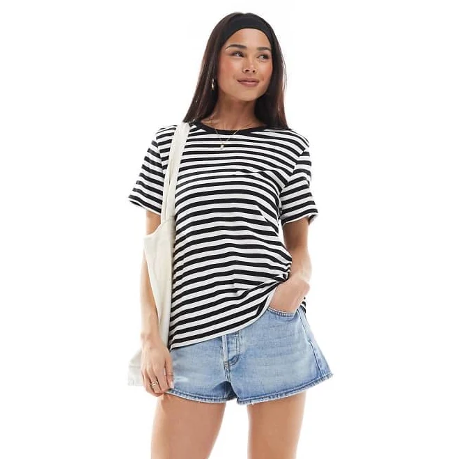 top Monki Short Sleeved Stripe T-Shirt ASOS $5.99