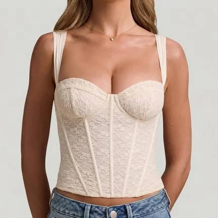 corset top Oh Polly Junia Underwired Lace Corset Top Oh Polly US $82