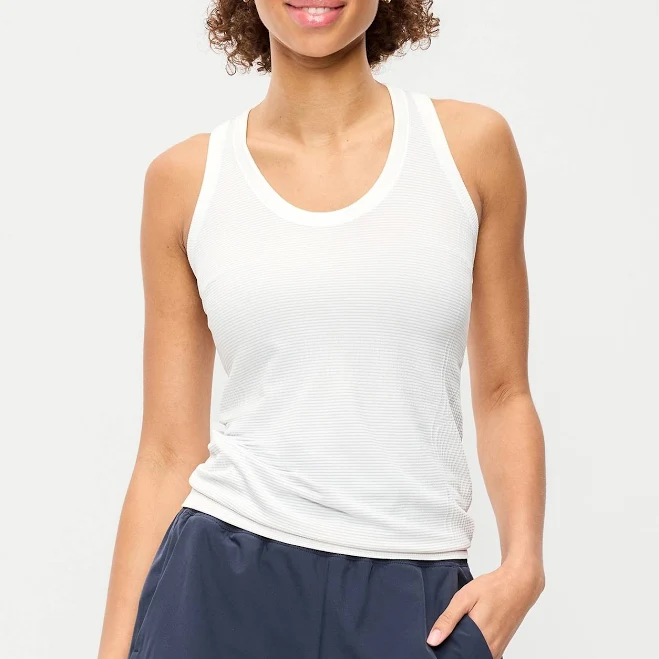 top Old Navy Women's Fluid Seamless Fitted Tank Top Old Navy $12