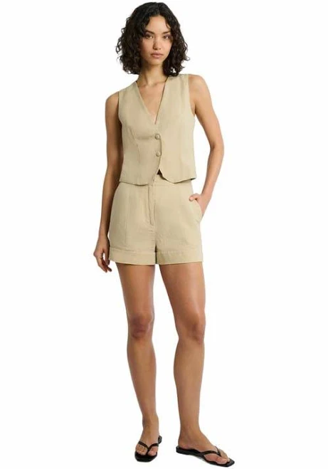 vest Onia Women's Air Linen-Blend Relaxed Vest Nordstrom $78