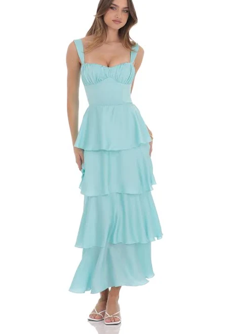 dress Ruffle Maxi Dress LUCY IN THE SKY $75.9