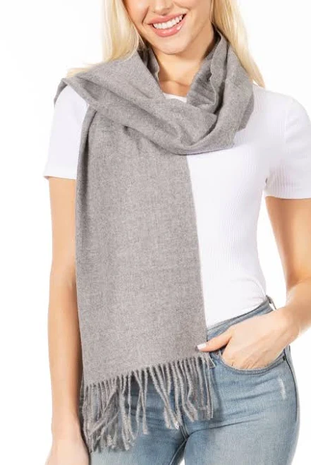 accessory Sakkas Women's Iris Warm Super Soft Cashmere Feel Pashmina Shawl with Fringes Sakkas Store $19.99