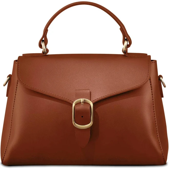 bag Sunlight Leaves Vintage Vegan Leather Satchel Handbag eBay - hirose_20 $54.45