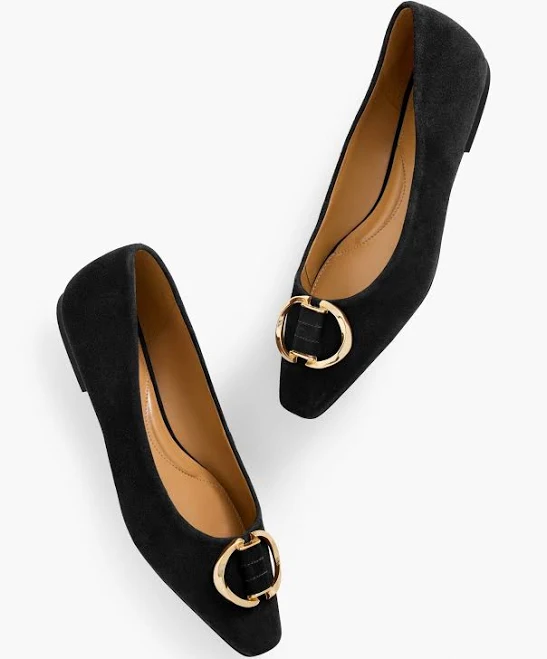 ballet flats Talbots Women's Whitley Suede Ballet Flats Talbots $87.49